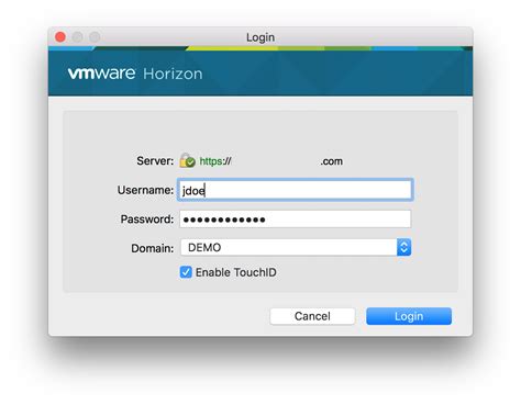 vm horizon client for mac